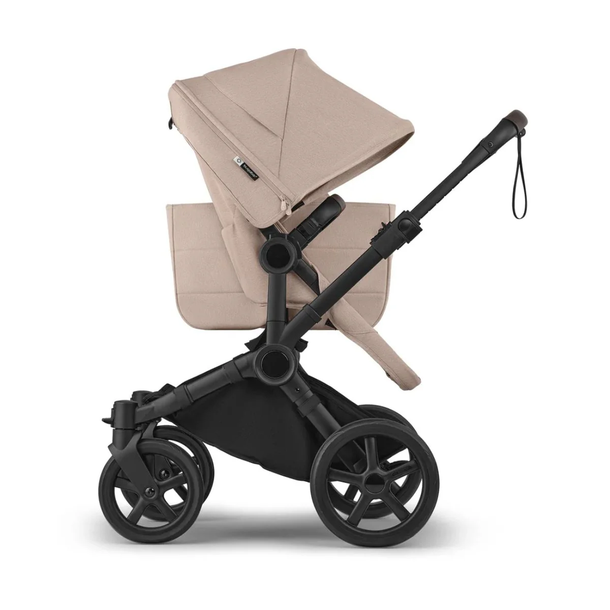 Bugaboo Donkey 6 Complete Single-to-Double Stroller - Black / Desert Taupe Melange - Image 6