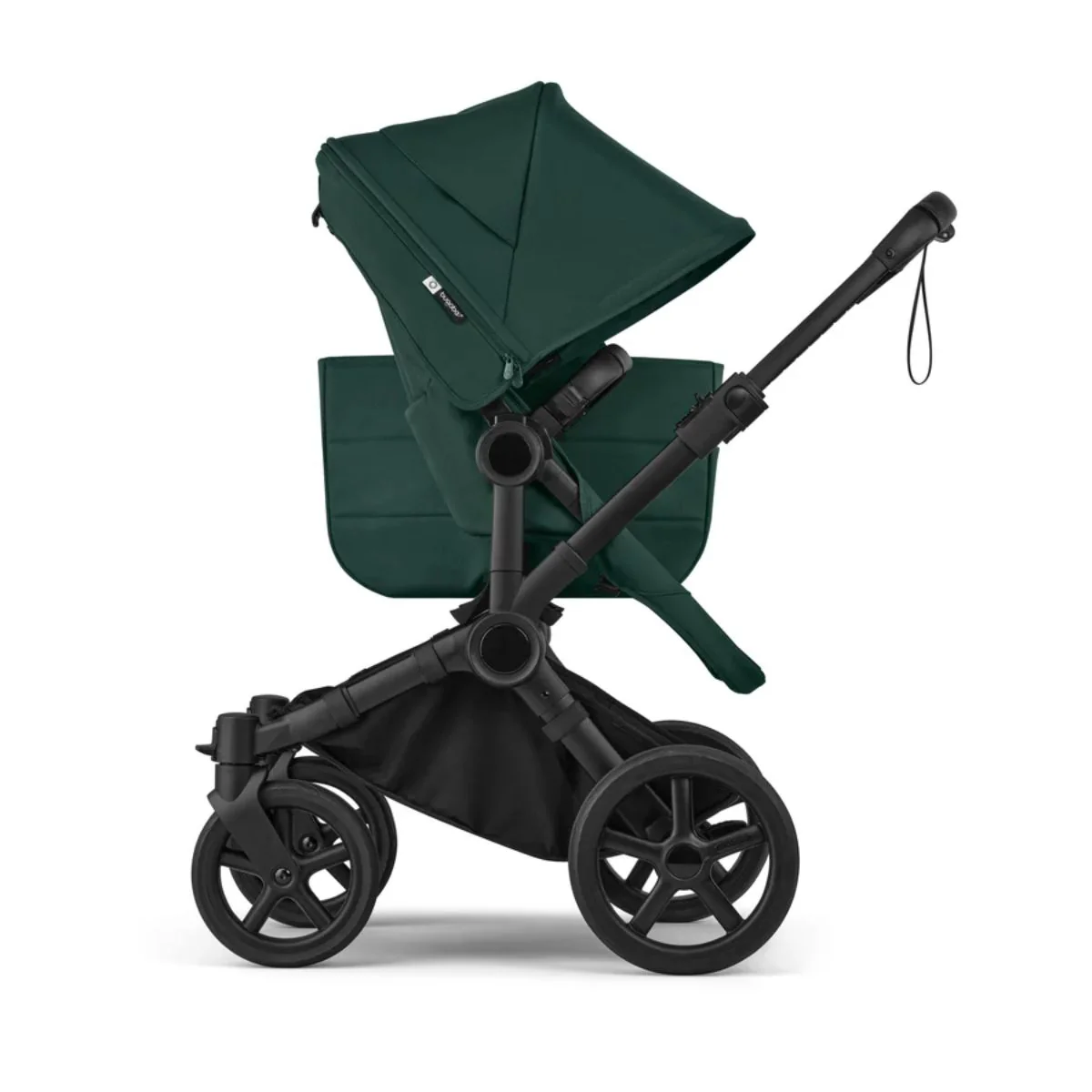 Bugaboo Donkey 6 Complete Single-to-Double Stroller - Black / Fern Green - Image 11