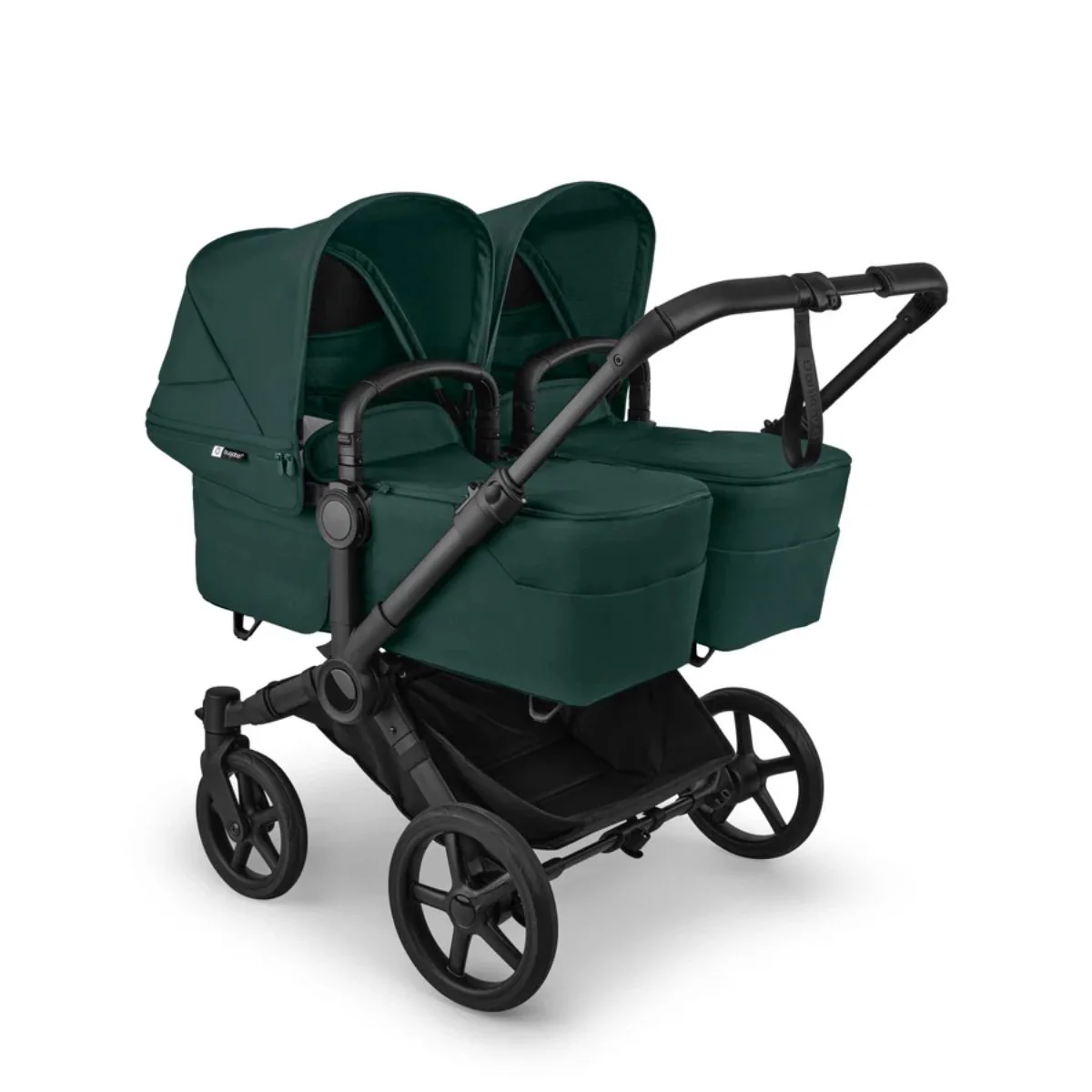 Bugaboo Donkey 6 Complete Single-to-Double Stroller - Black / Fern Green - Image 9