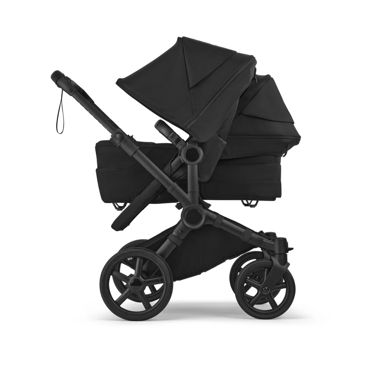 Bugaboo Donkey 6 Complete Single-to-Double Stroller - Black / Heritage Black - Image 10