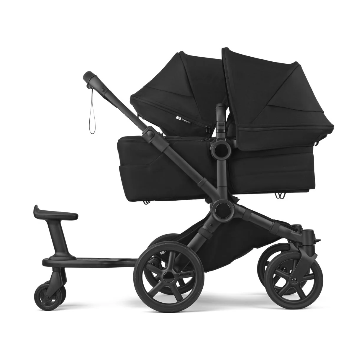 Bugaboo Donkey 6 Complete Single-to-Double Stroller - Black / Heritage Black - Image 16