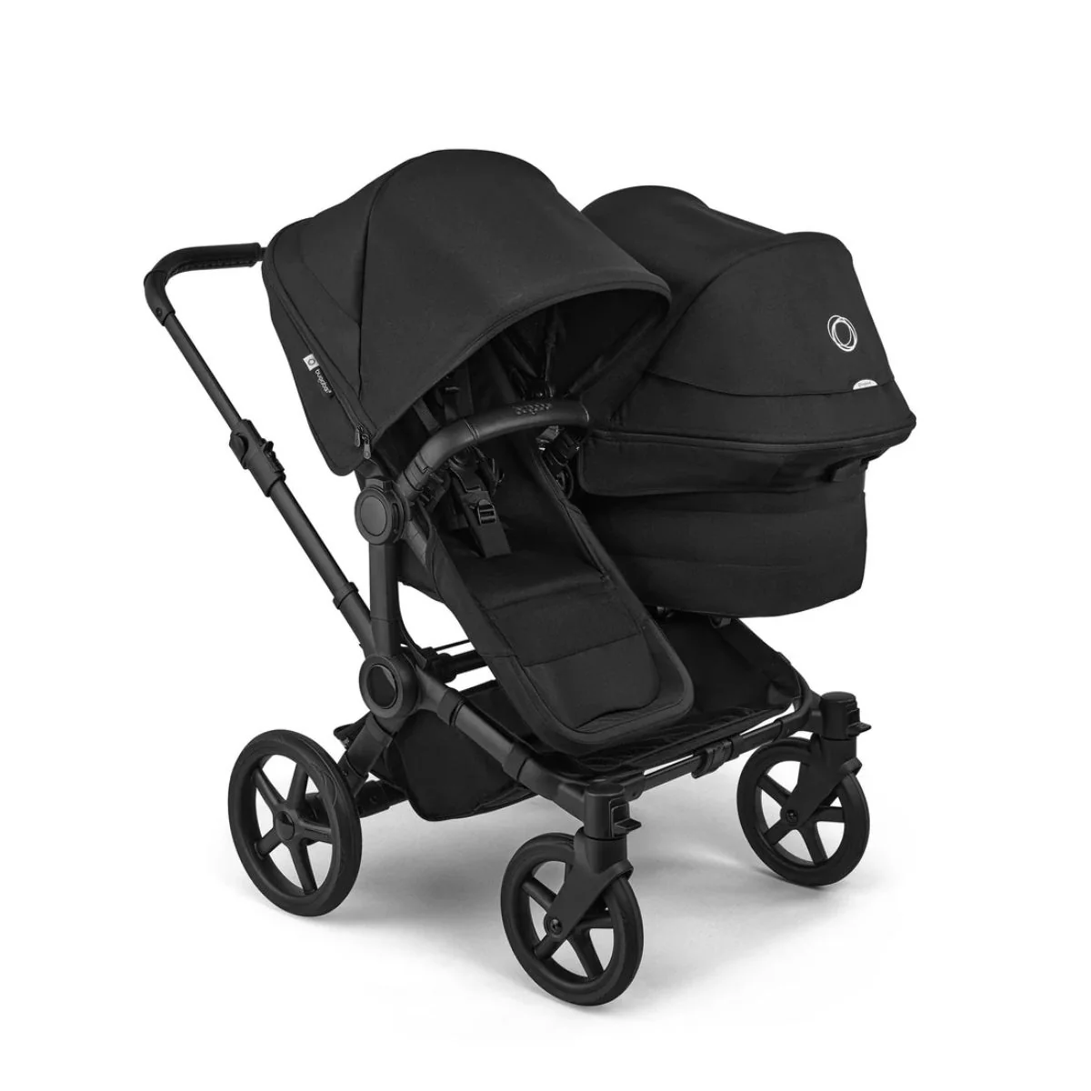 Bugaboo Donkey 6 Complete Single-to-Double Stroller - Black / Heritage Black - Image 3