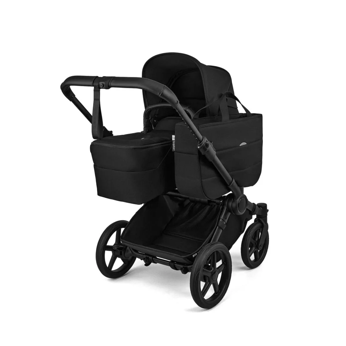 Bugaboo Donkey 6 Complete Single-to-Double Stroller - Black / Heritage Black - Image 6