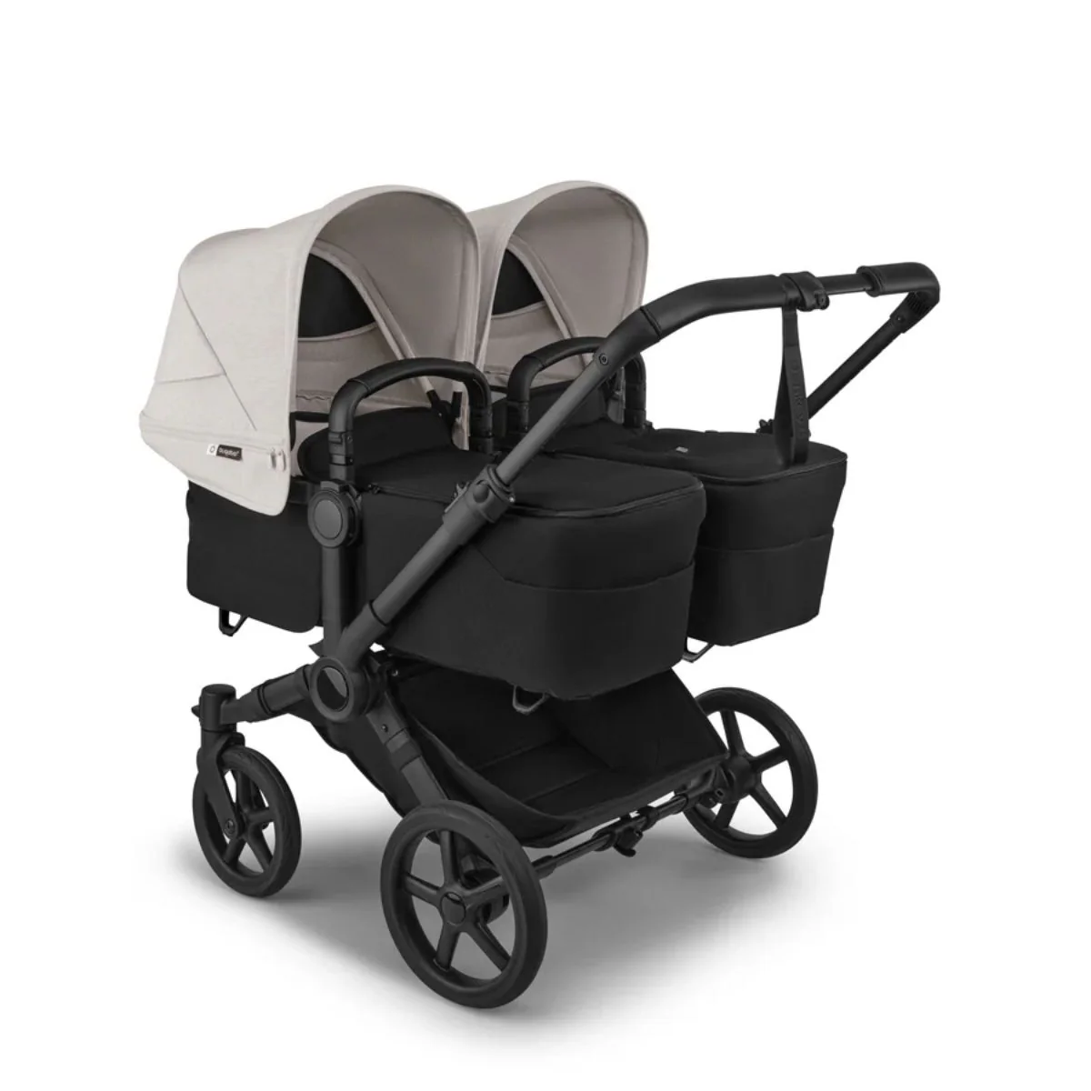 Bugaboo Donkey 6 Complete Single-to-Double Stroller - Black / Heritage Black / Misty White - Image 10