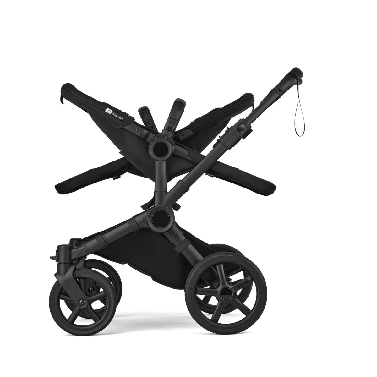 Bugaboo Donkey 6 Complete Single-to-Double Stroller - Black / Heritage Black / Misty White - Image 17