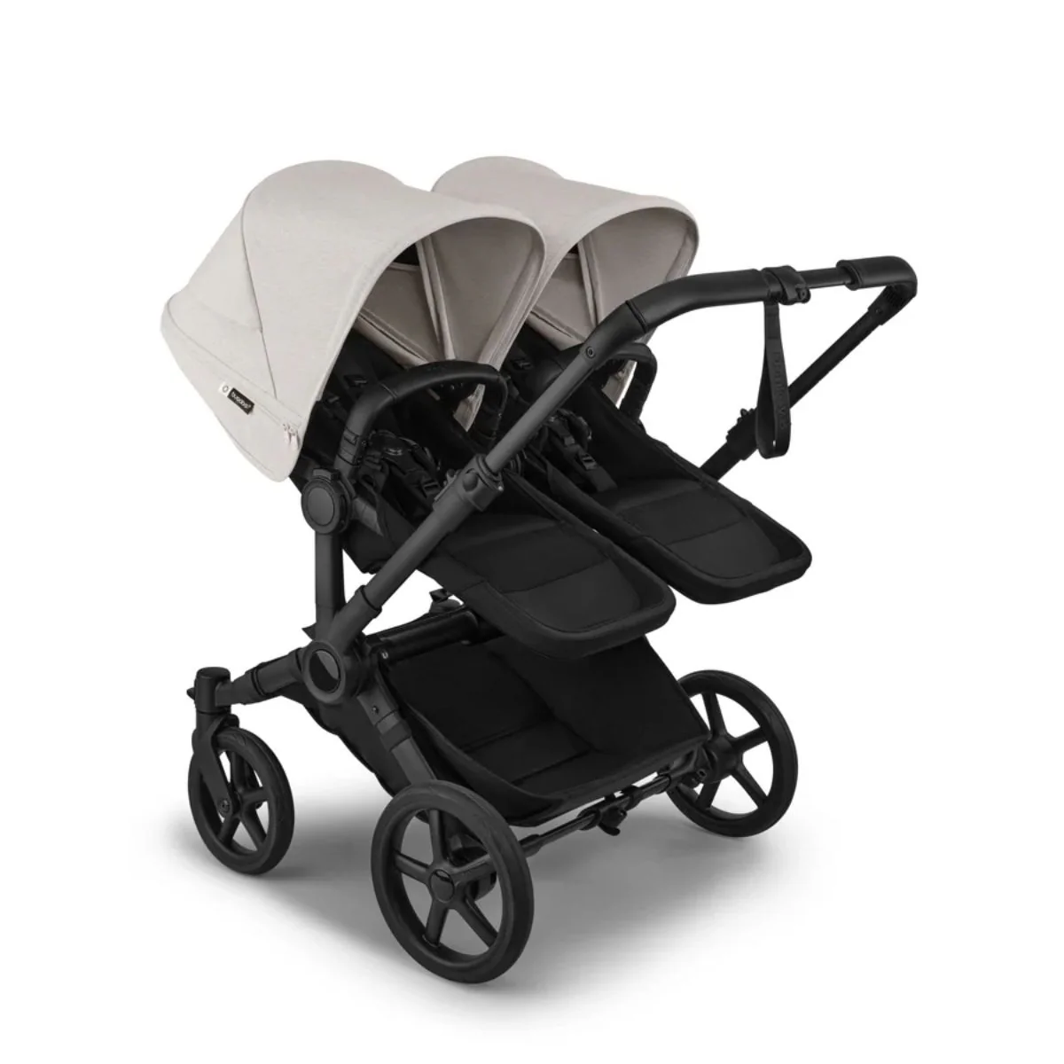 Bugaboo Donkey 6 Complete Single-to-Double Stroller - Black / Heritage Black / Misty White - Image 20