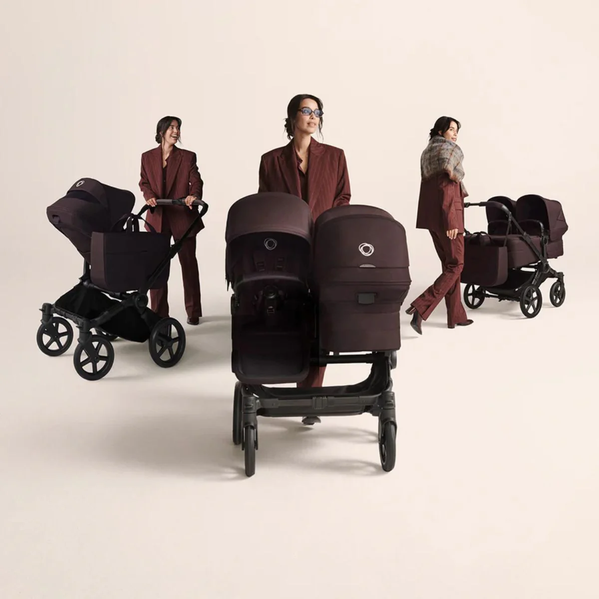 Bugaboo Donkey 6 Complete Single-to-Double Stroller - Black / Moon Grey - Image 18