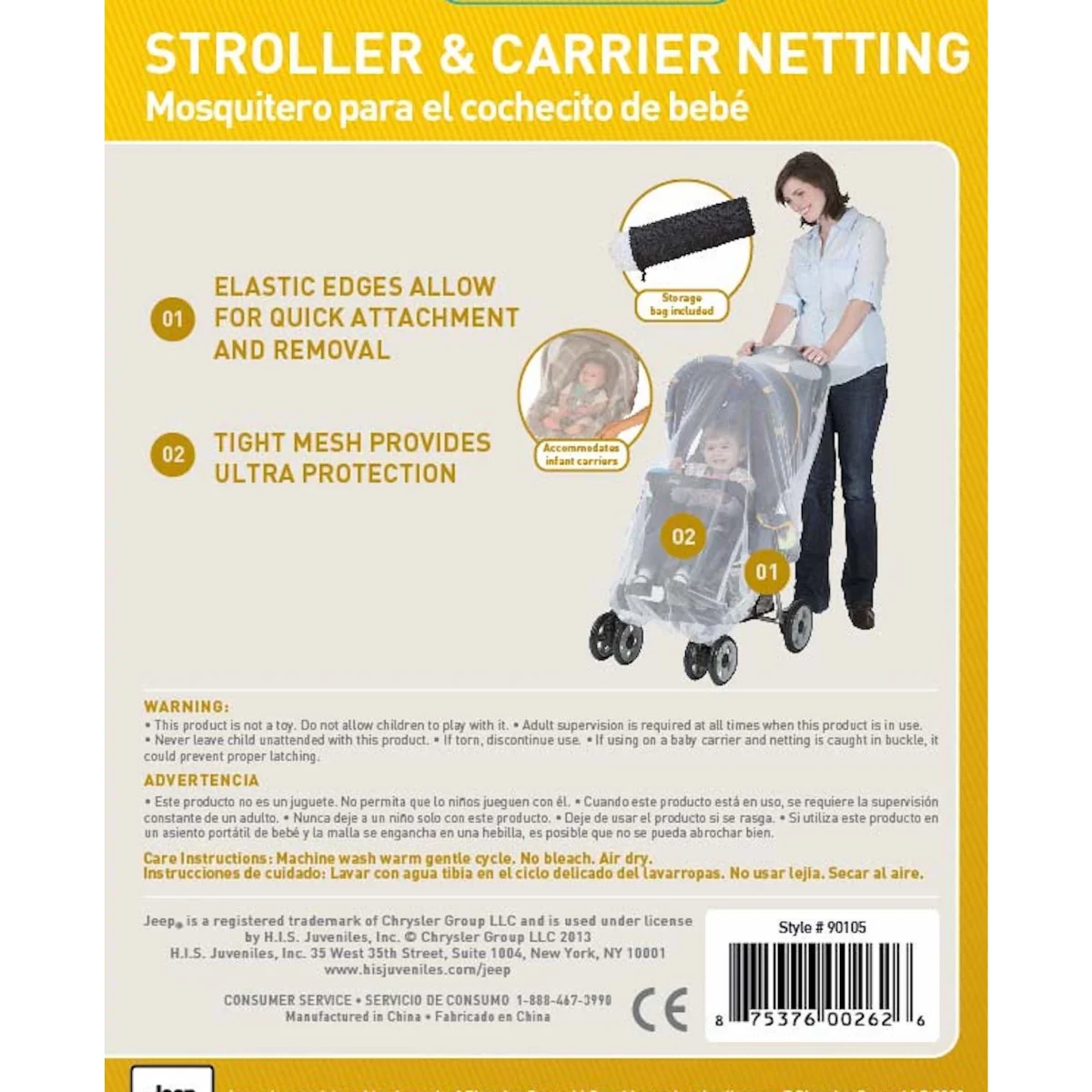 Buki Universal Mosquito Net for Strollers and Car Seats - Image 5