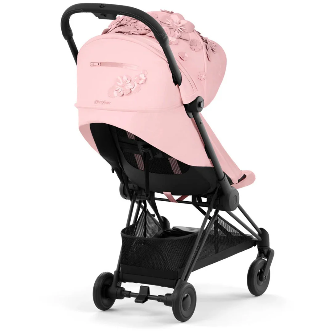 Cybex COYA Compact Stroller Simply Flowers Pink / Matte Black - Image 7