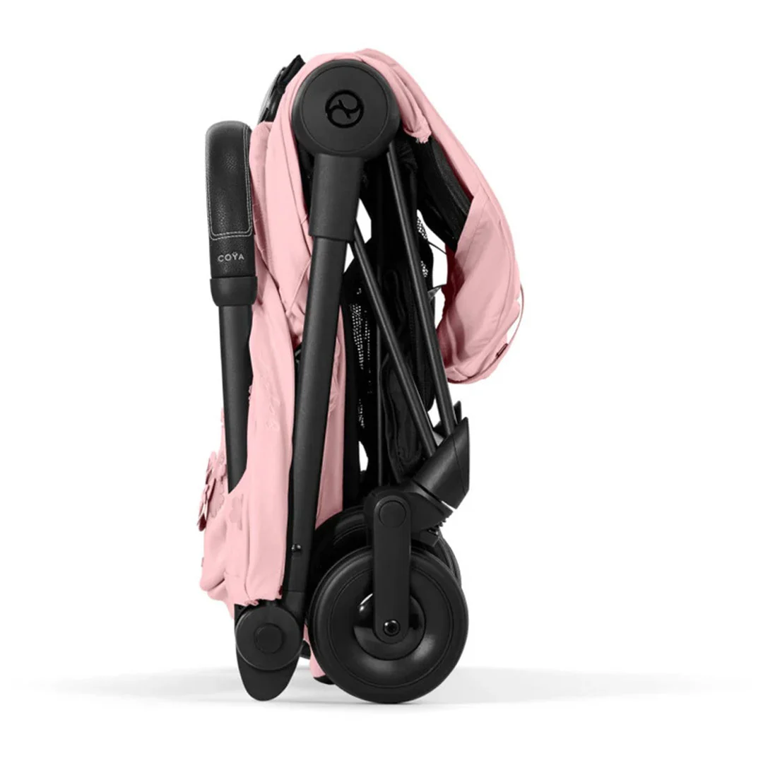 Cybex COYA Compact Stroller Simply Flowers Pink / Matte Black - Image 8