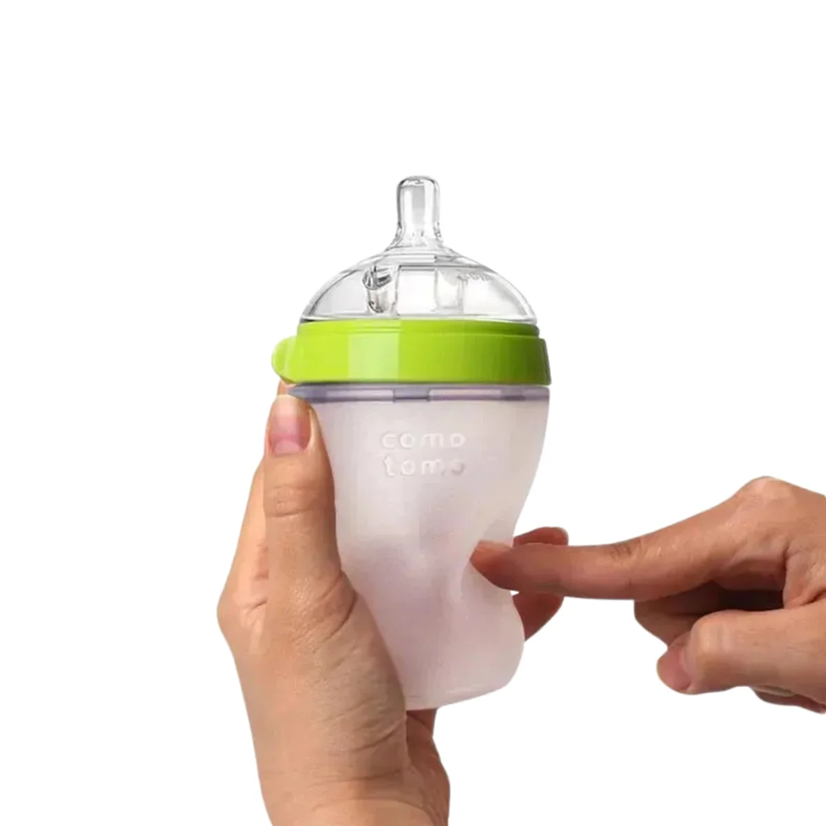 Comotomo Baby Bottle 150ml / 5oz Green - Image 3
