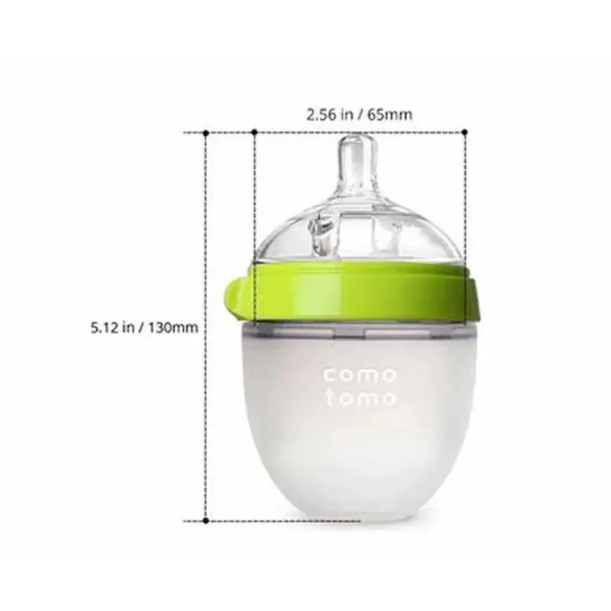 Comotomo Baby Bottle 150ml / 5oz Green - Image 6