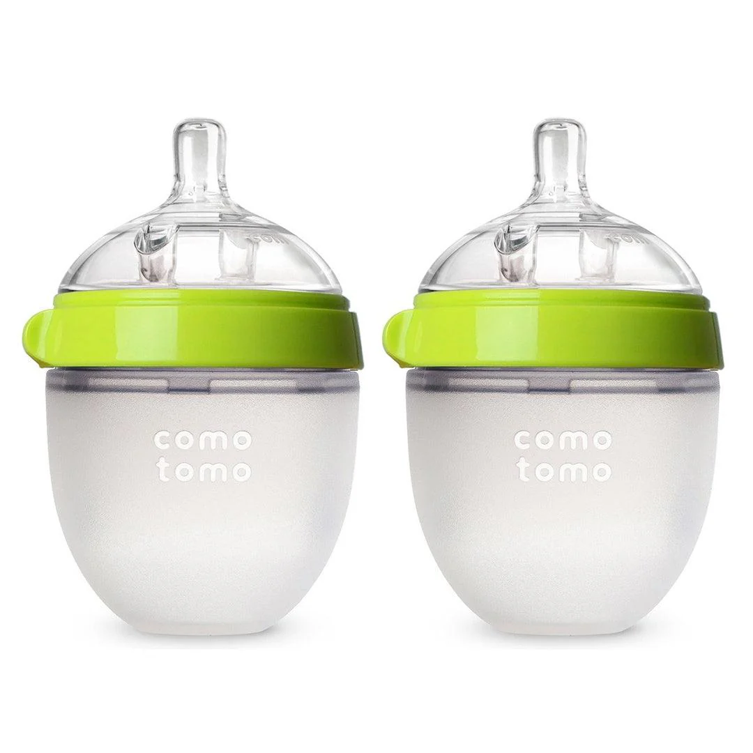 Comotomo Baby Bottle 2 Packs 150ml /5oz Green