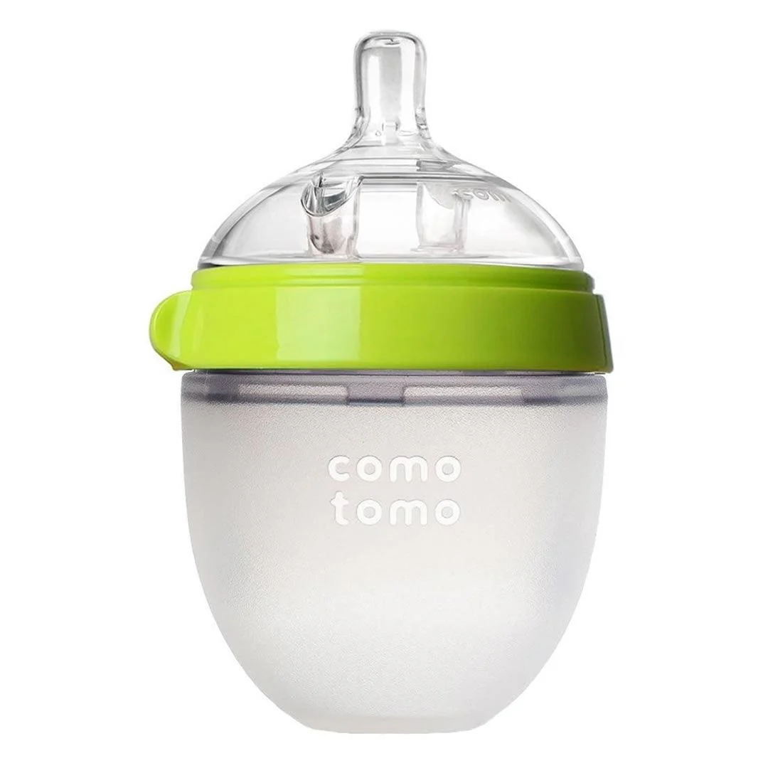Comotomo Baby Bottle 2 Packs 150ml /5oz Green - Image 3