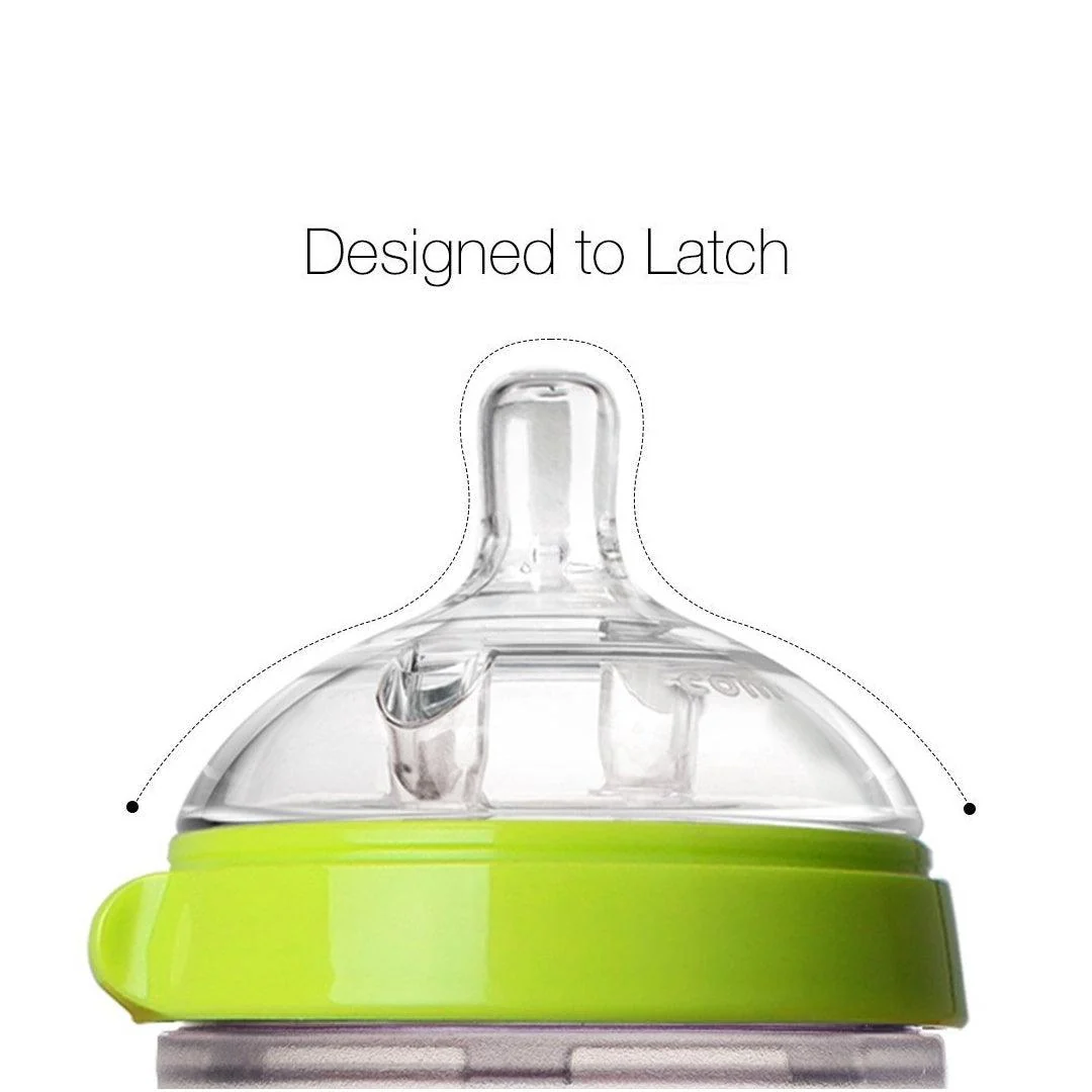 Comotomo Baby Bottle 250ml / 8oz Green - Image 8