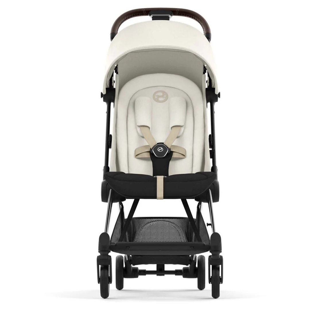 Cybex Coya Compact Stroller - Chrome / Off White - Image 3