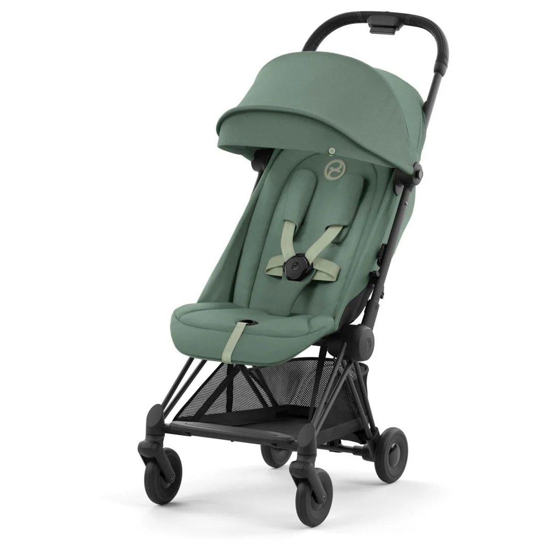 Cybex Coya Compact Stroller - Matte Black / Leaf Green