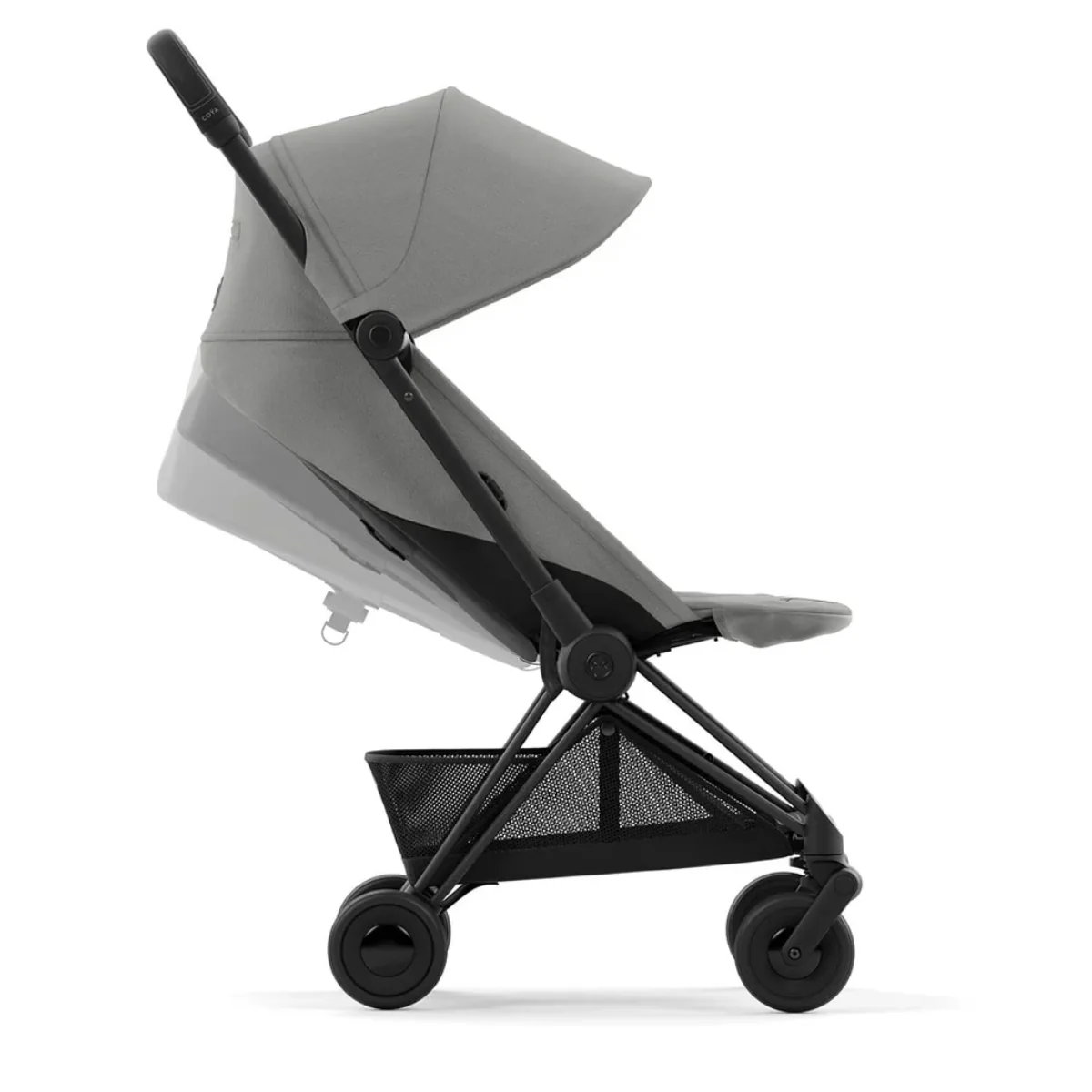 Cybex Coya Compact Stroller - Matte Black / Mirage Grey - Image 5