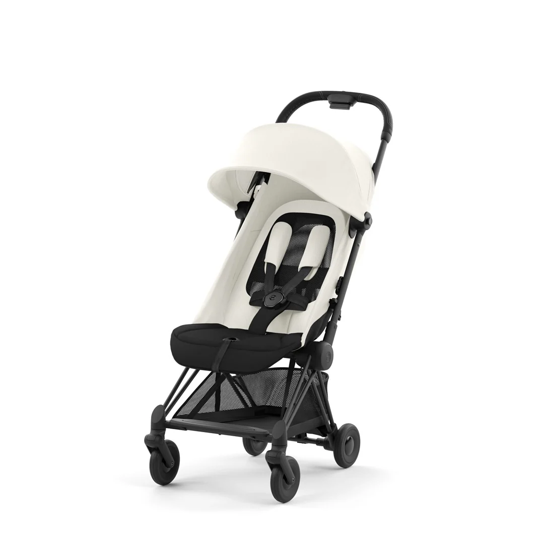 Cybex Coya Compact Stroller - Matte Black / Off White - Image 4