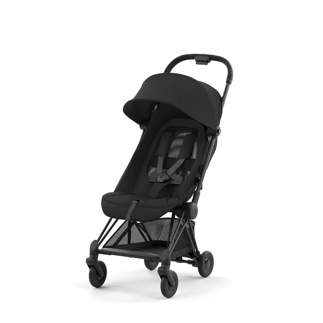 Cybex Coya Compact Stroller - Matte Black/Sepia Black - Image 4