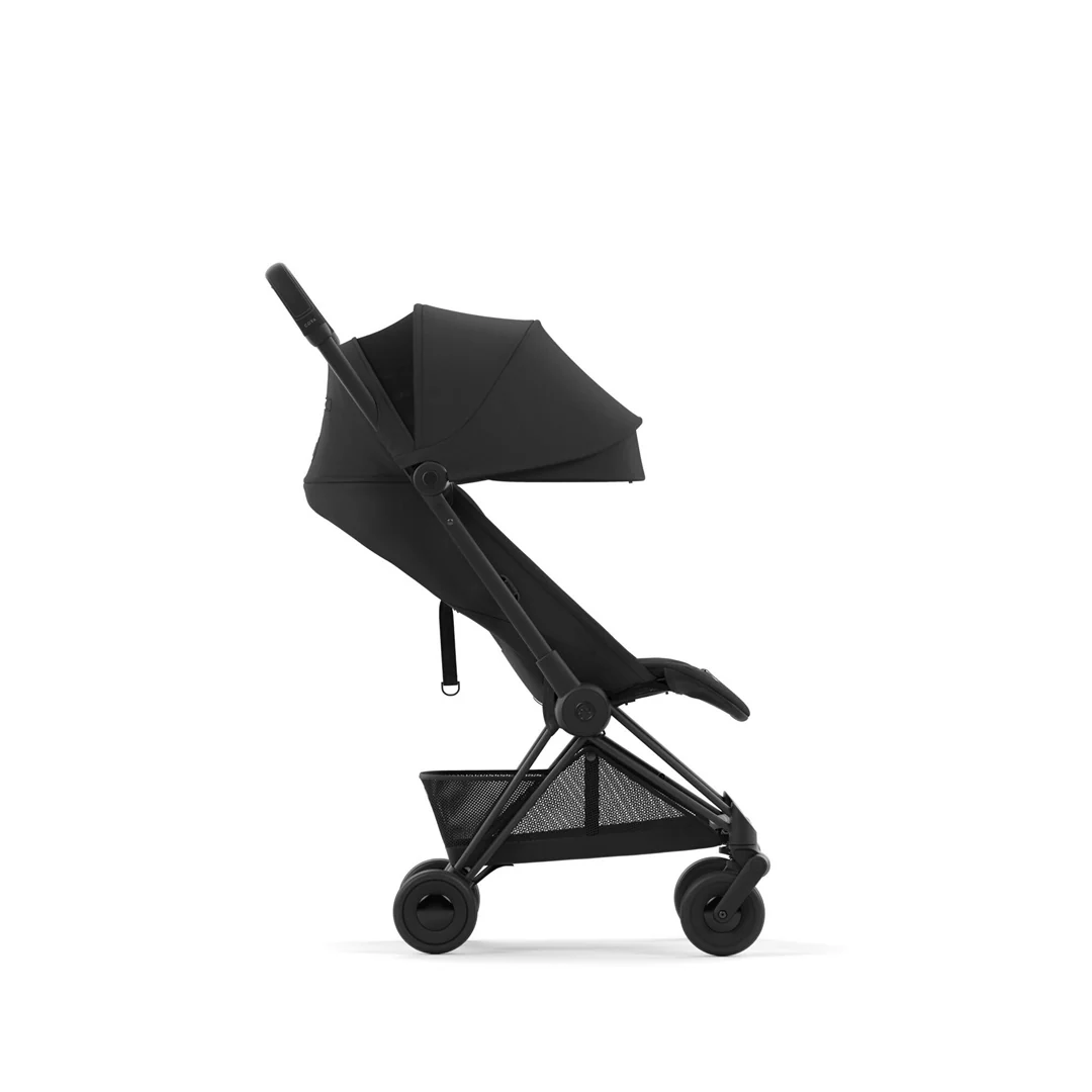 Cybex Coya Compact Stroller - Matte Black/Sepia Black - Image 6