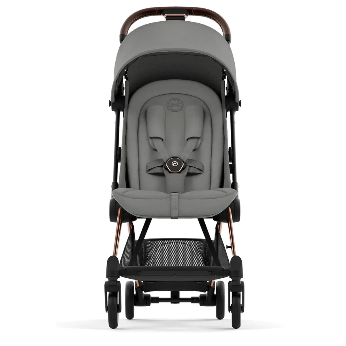 Cybex Coya Compact Stroller - Rose Gold / Mirage Grey - Image 3