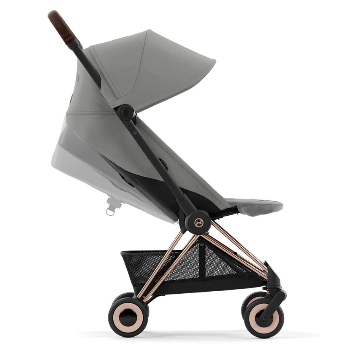 Cybex Coya Compact Stroller - Rose Gold / Mirage Grey - Image 5