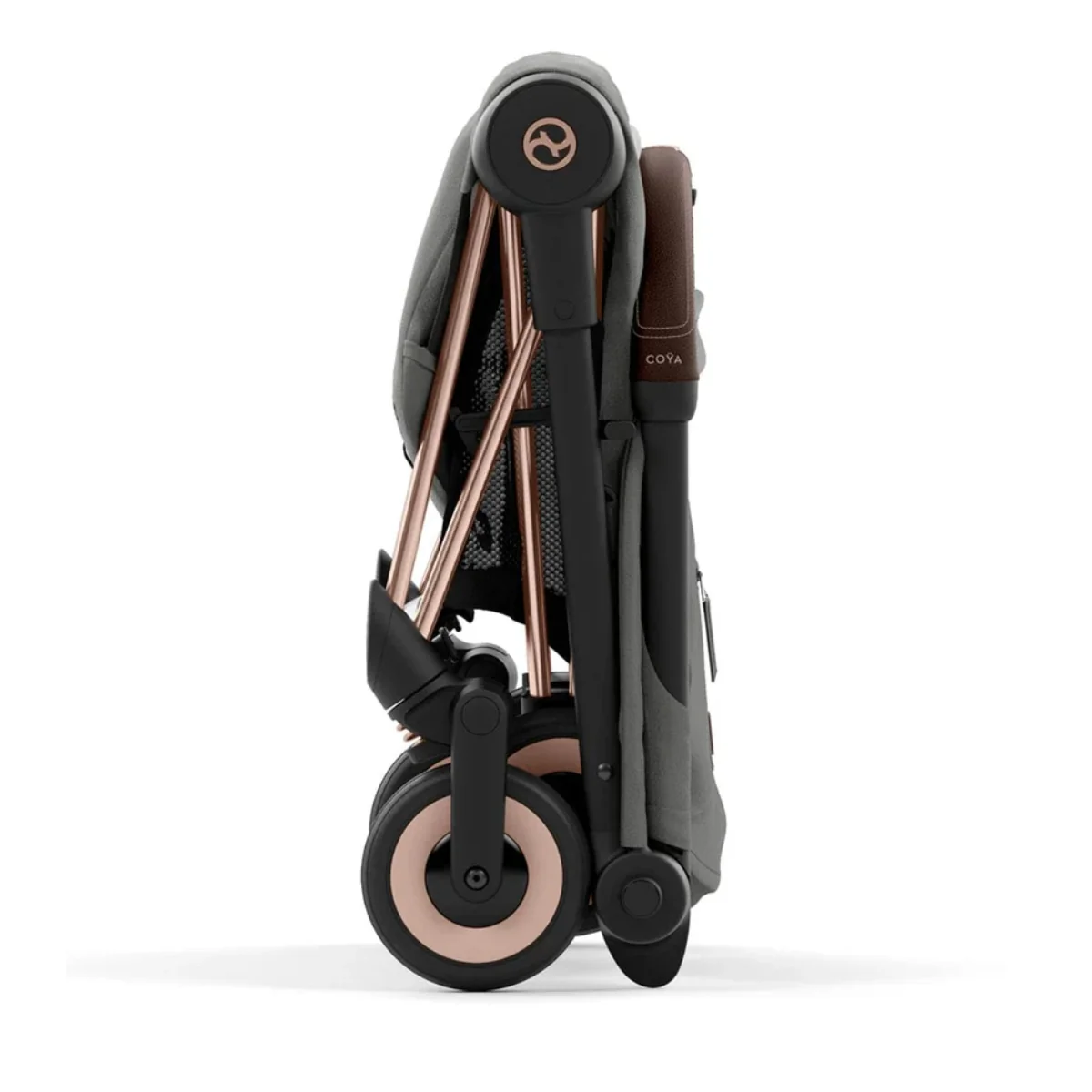 Cybex Coya Compact Stroller - Rose Gold / Mirage Grey - Image 7