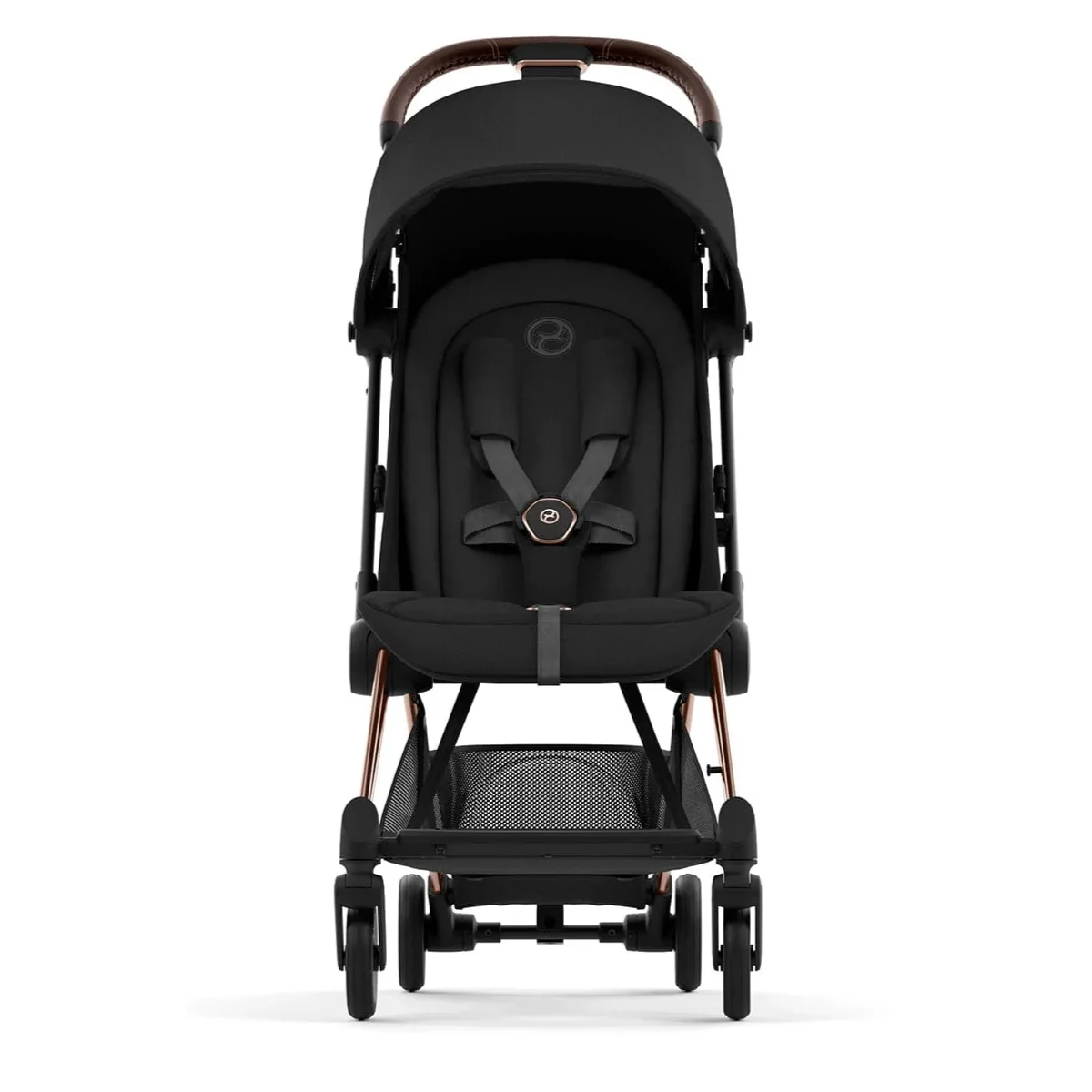 Cybex Coya Compact Stroller - Rose Gold / Sepia Black - Image 3