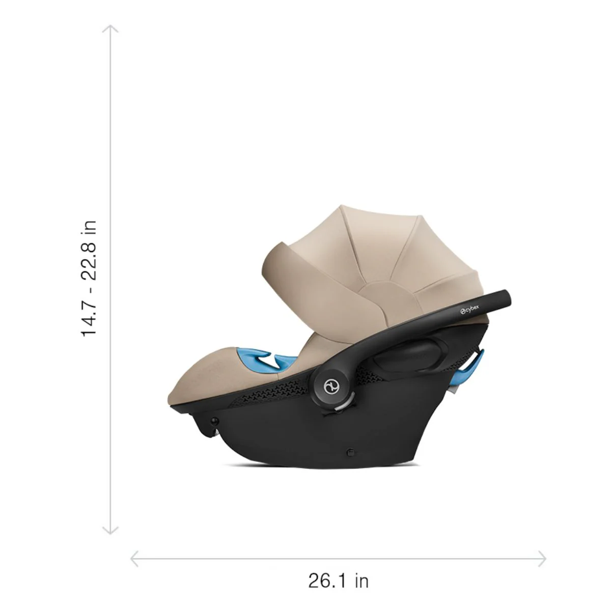 Cybex Aton G2 Swivel with Load Leg Base - Almond Beige - Image 10