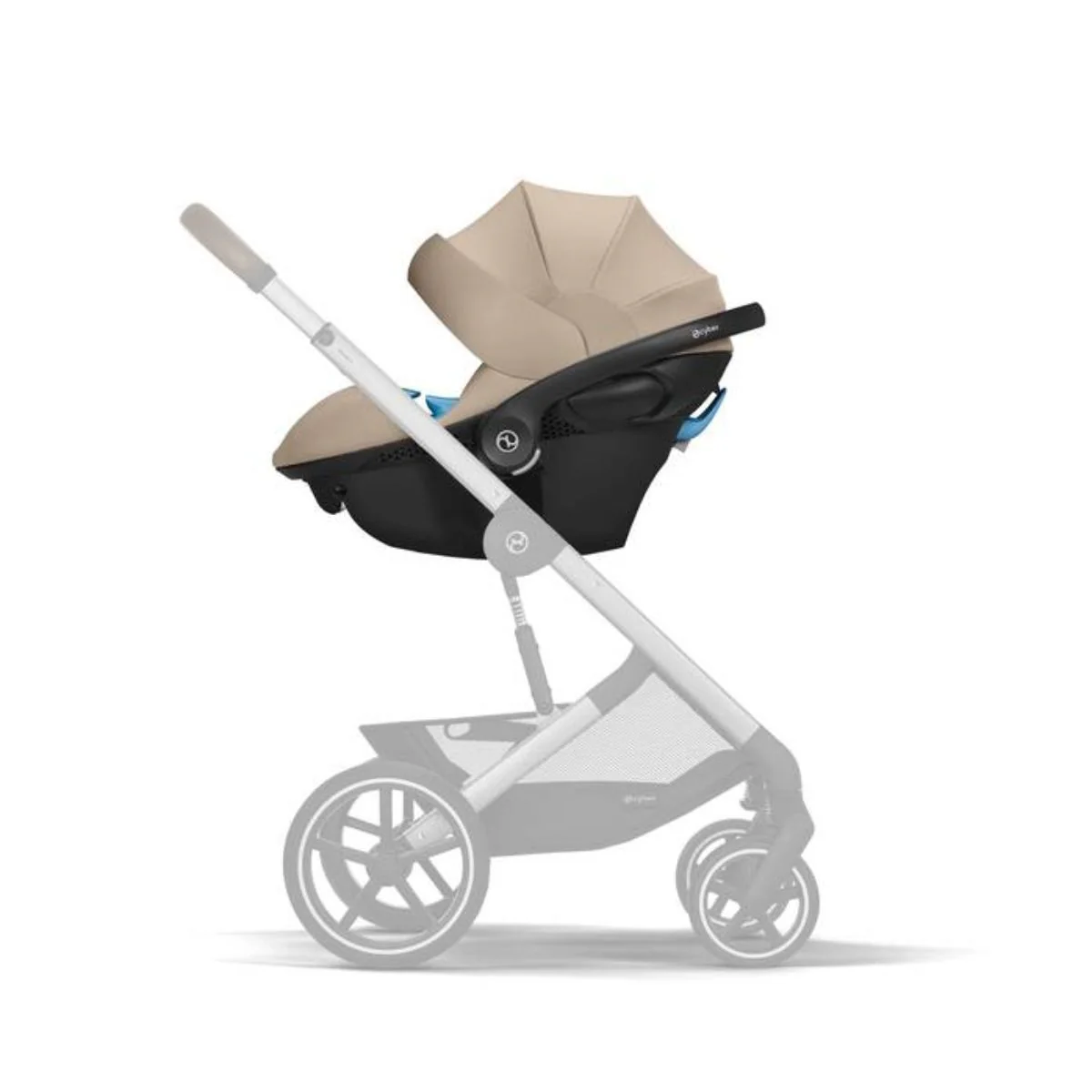 Cybex Aton G2 Swivel with Load Leg Base - Almond Beige - Image 8