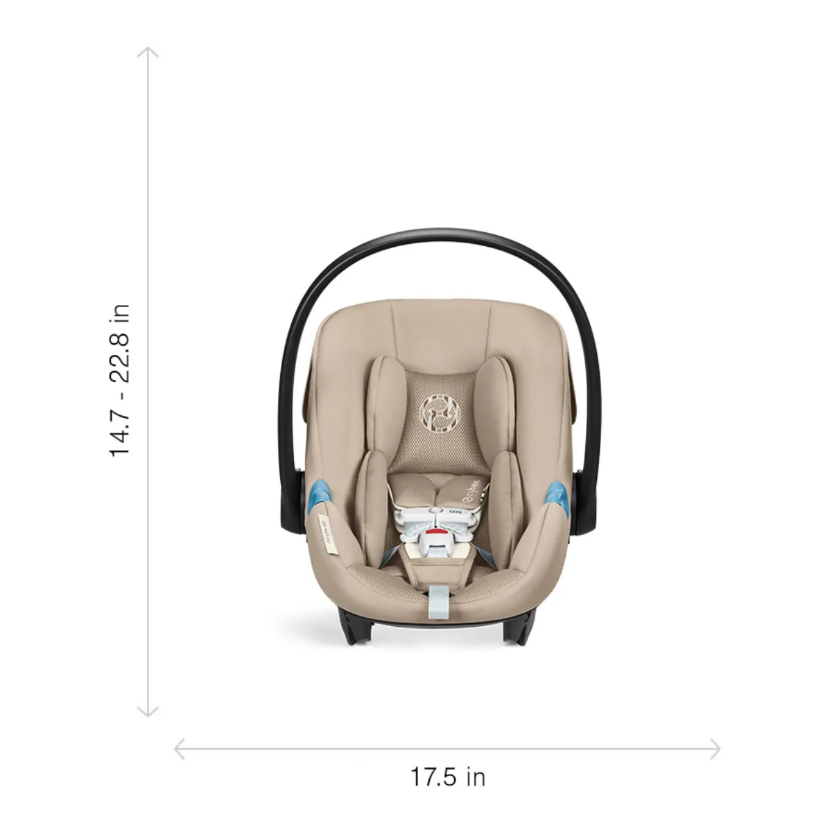 Cybex Aton G2 Swivel with Load Leg Base - Almond Beige - Image 9