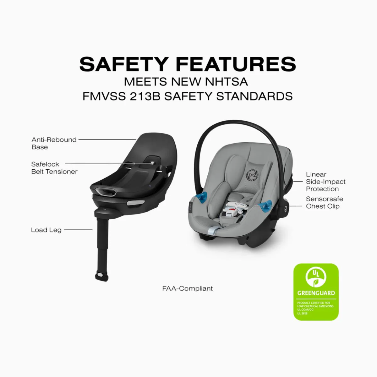 Cybex Aton G2 Swivel with Load Leg Base - Stone Grey - Image 8