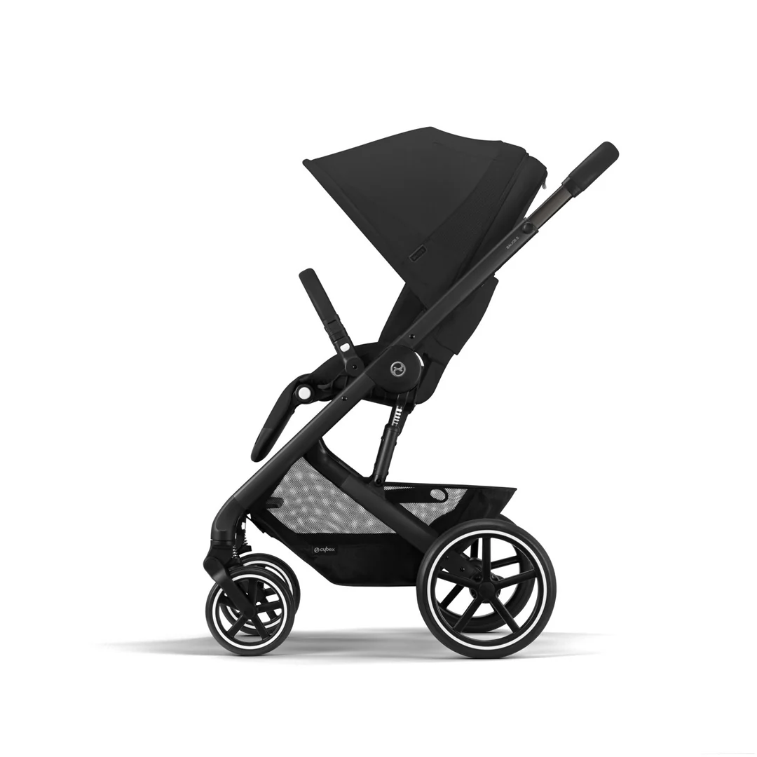 Cybex Balios S Lux Stroller - Black Frame / Moon Black - Image 4