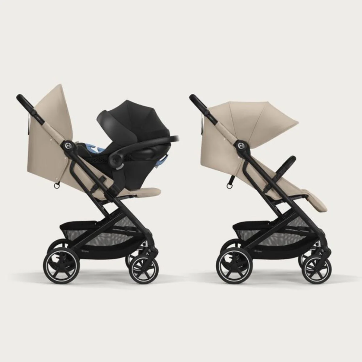 Cybex Beezy Compact Stroller - Almond Beige - Image 17