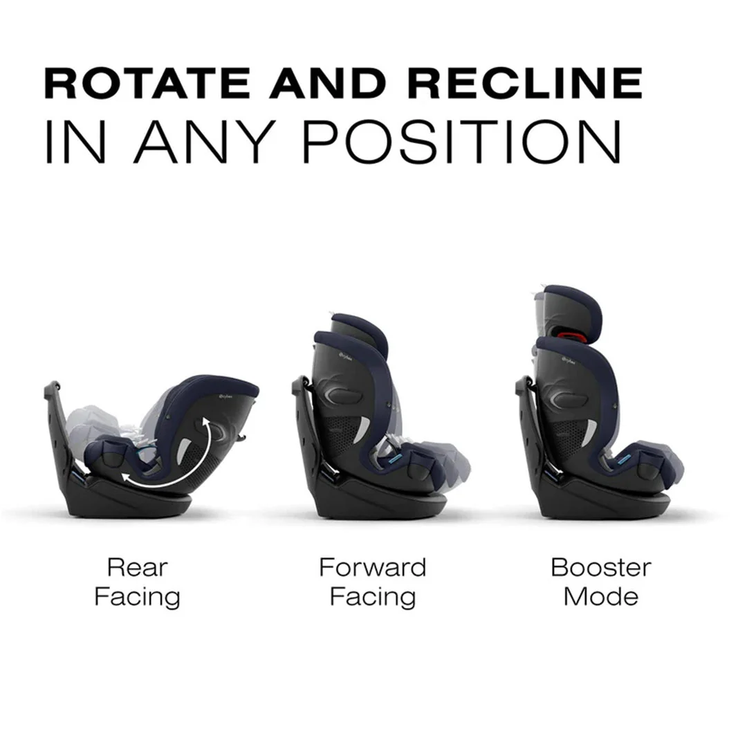 Cybex Callisto G 360° Rotating All-in-One Convertible Car Seat - Ocean Blue - Image 8