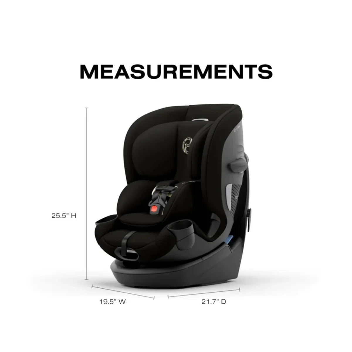 CYBEX Callisto G 360 Select Rotating All-in-One Convertible Car Seat Black - Image 8