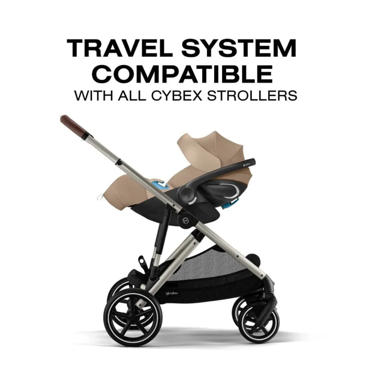 CYBEX Cloud G Pro Comfort Extend Infant Car Seat - Almond Beige - Image 10