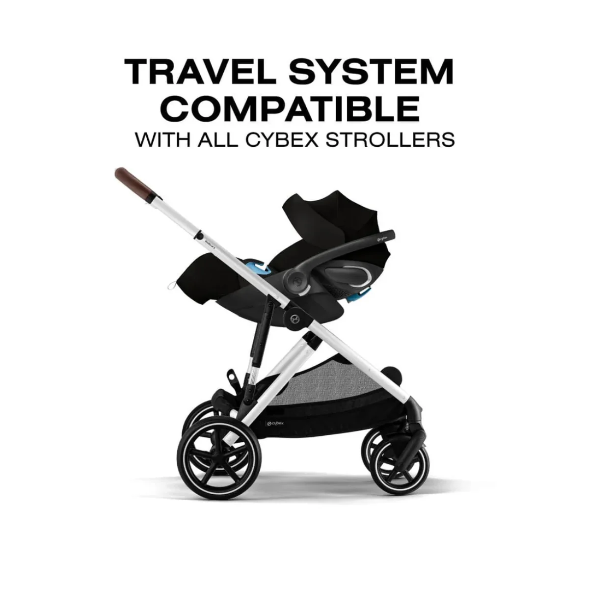 CYBEX Cloud G Pro Comfort Extend Infant Car Seat - Moon Black - Image 10