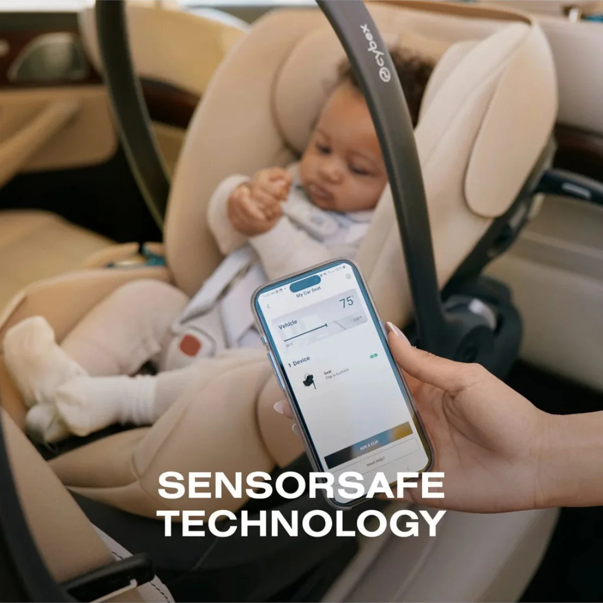 CYBEX Cloud G Pro Comfort Extend Infant Car Seat - Ocean Blue - Image 3