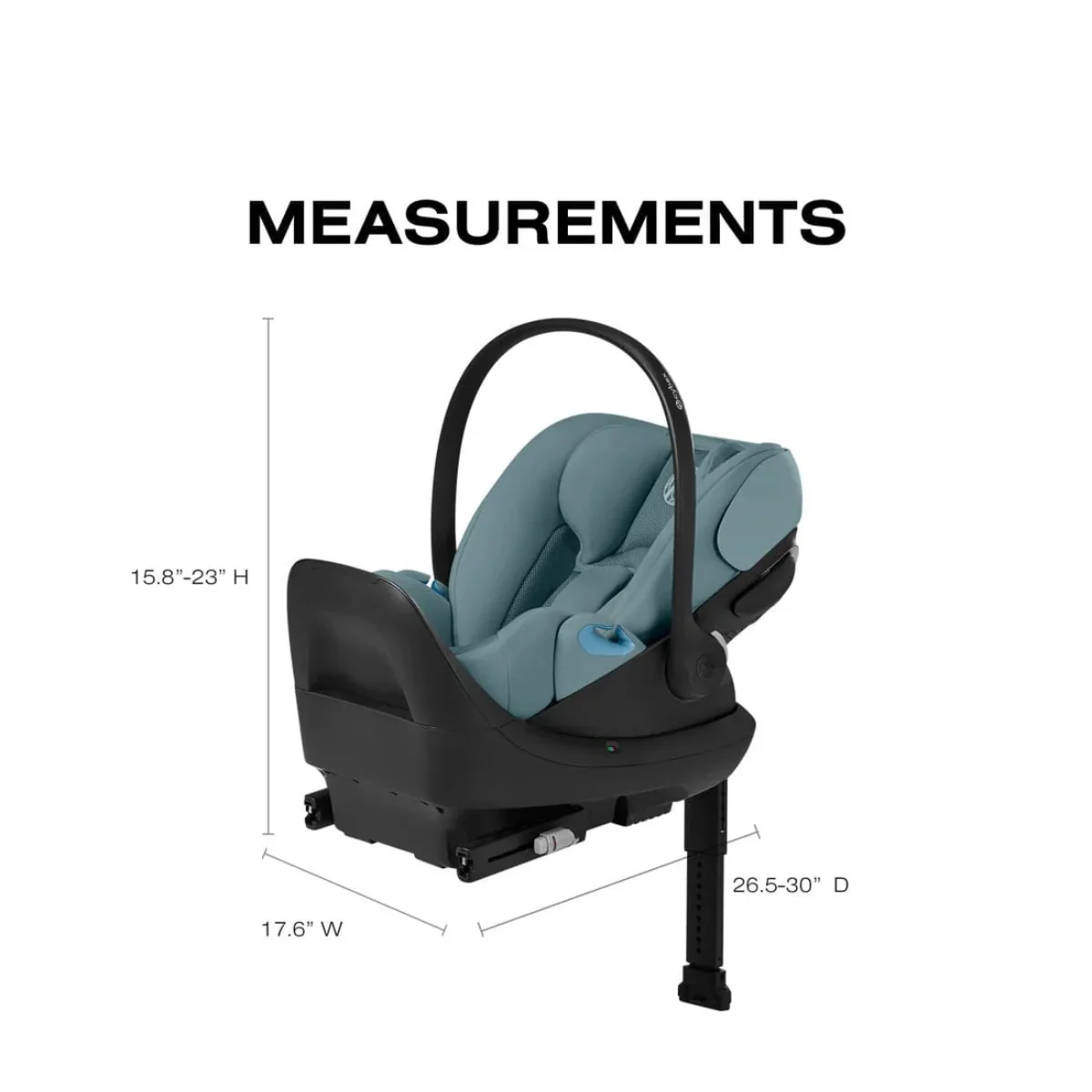 CYBEX Cloud G Pro Comfort Extend Infant Car Seat - Stormy Blue - Image 10