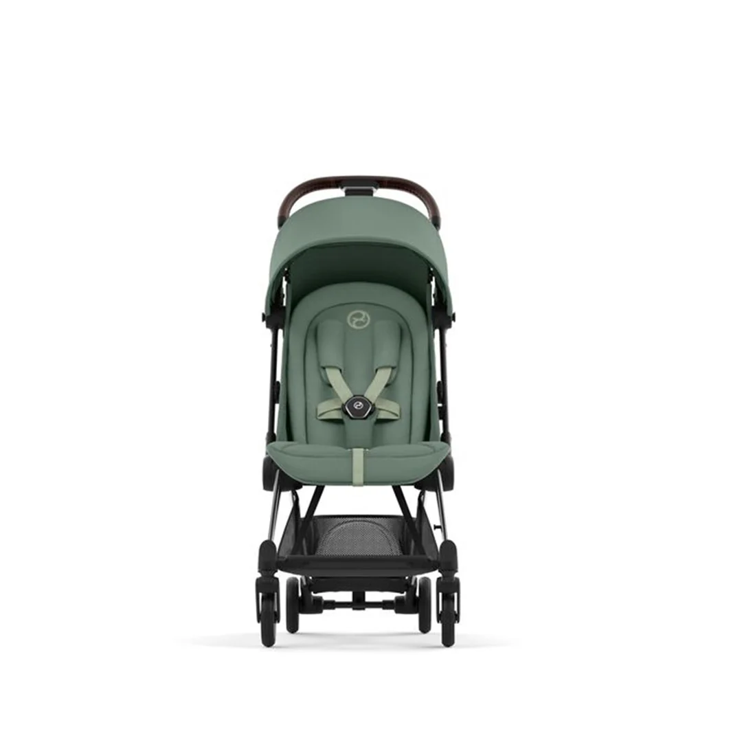 Cybex Coya Compact Stroller - Chrome /Leaf Green - Image 3