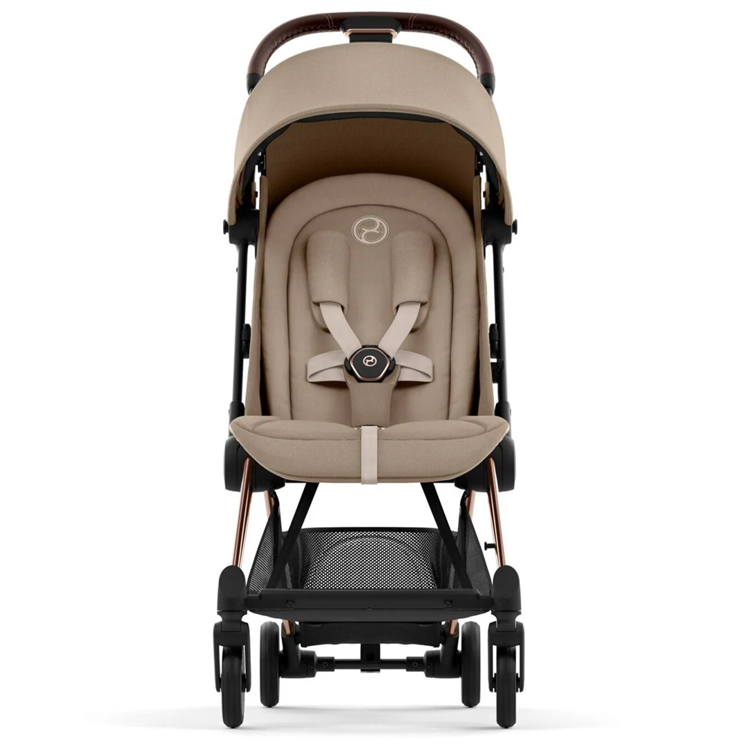 Cybex Coya Compact Stroller - Rose Gold / Cozy Beige - Image 5