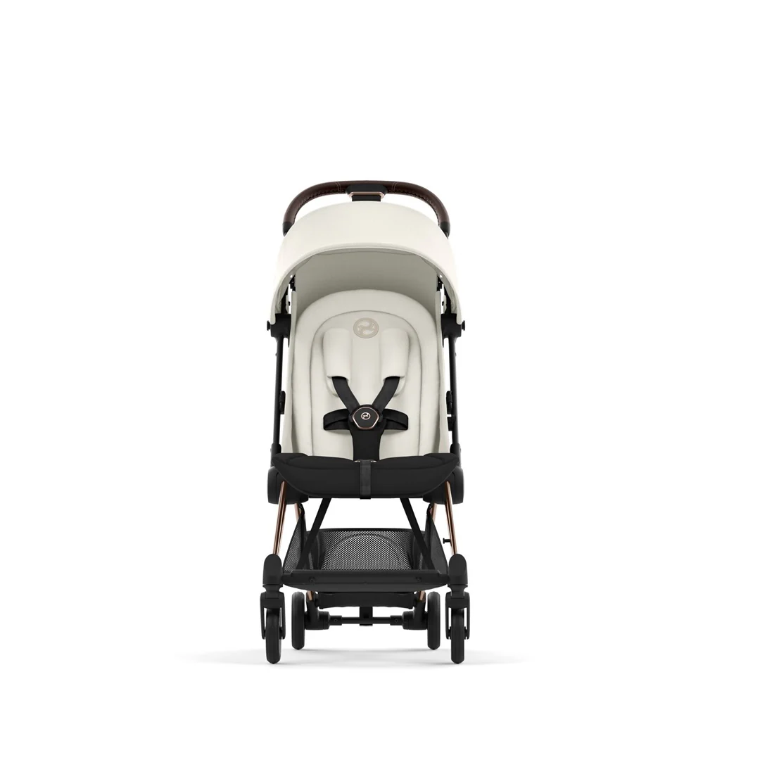 Cybex Coya Compact Stroller - Rose Gold / Off White - Image 3