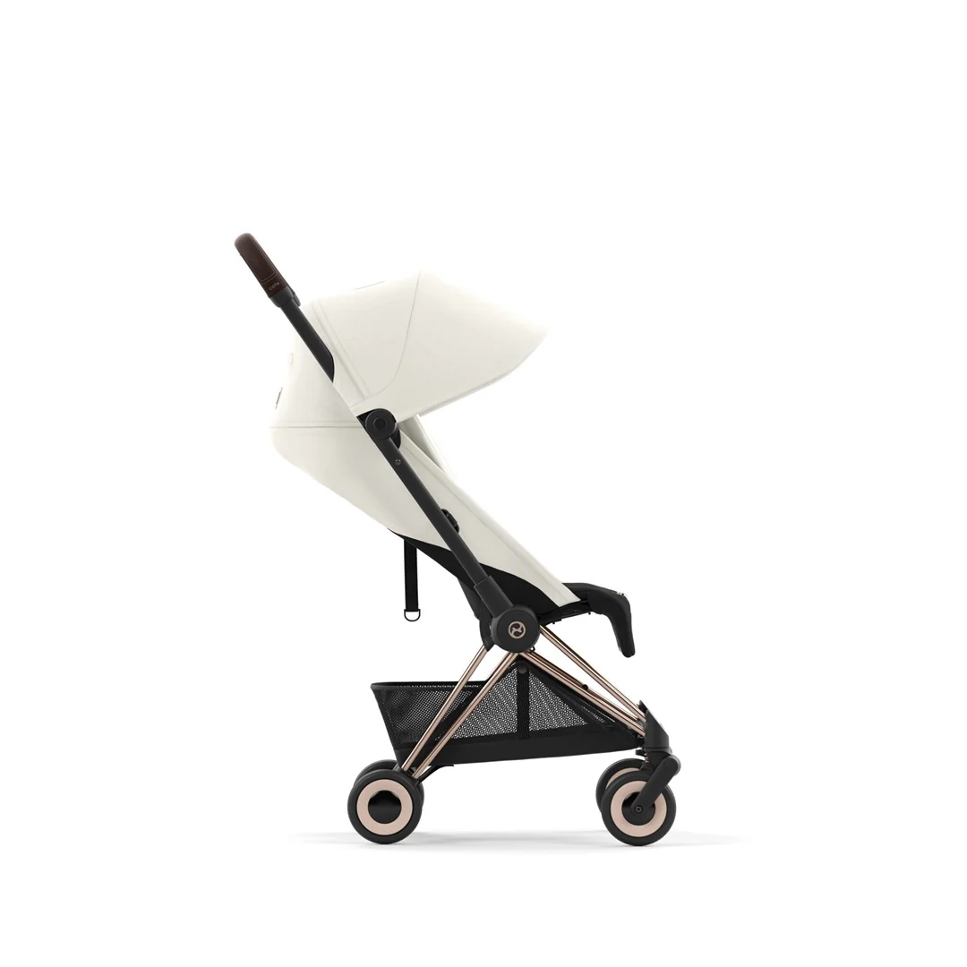 Cybex Coya Compact Stroller - Rose Gold / Off White - Image 5