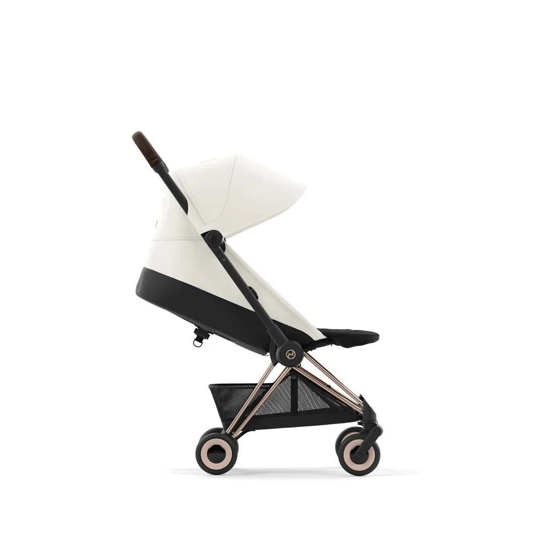 Cybex Coya Compact Stroller - Rose Gold / Off White - Image 7