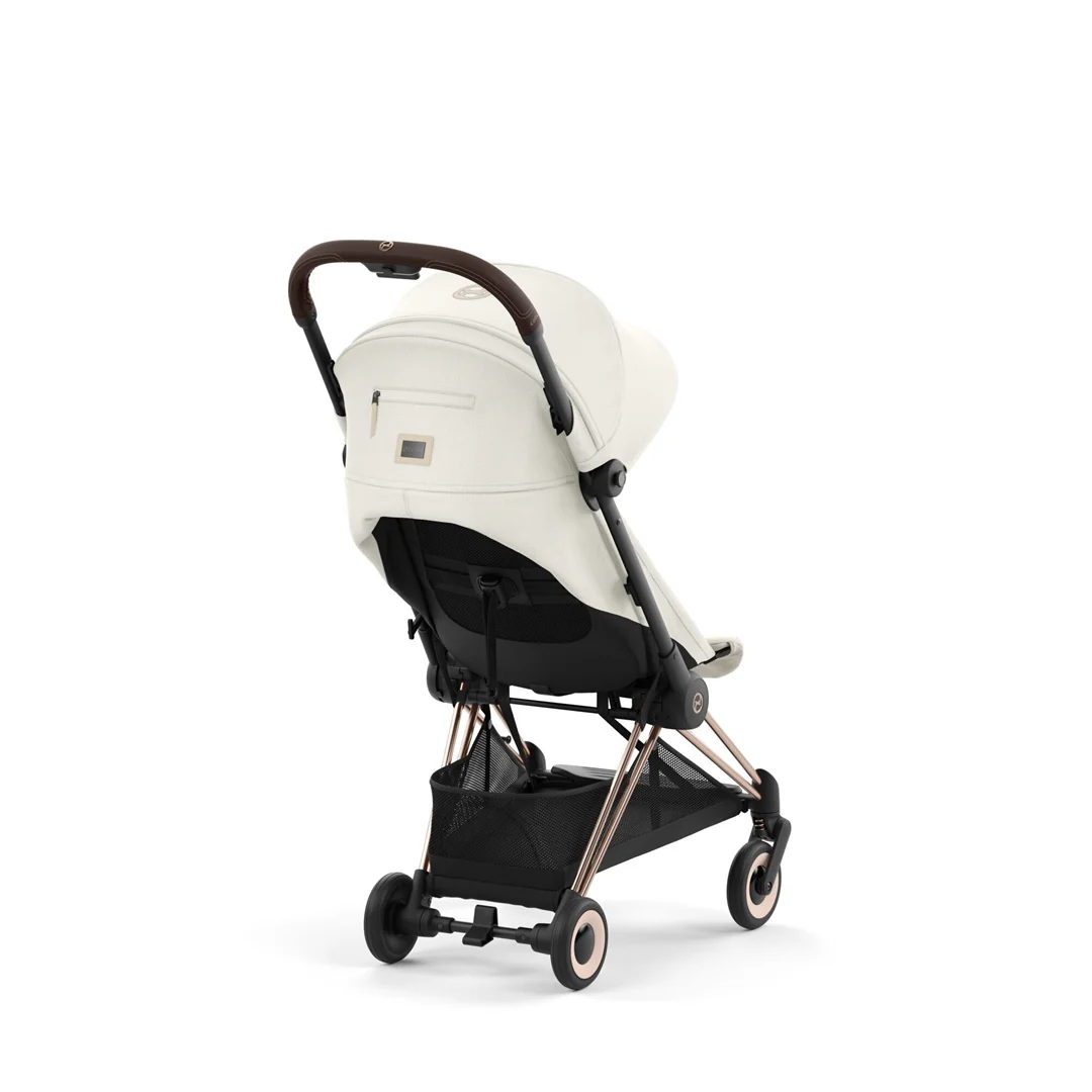 Cybex Coya Compact Stroller - Rose Gold / Off White - Image 8