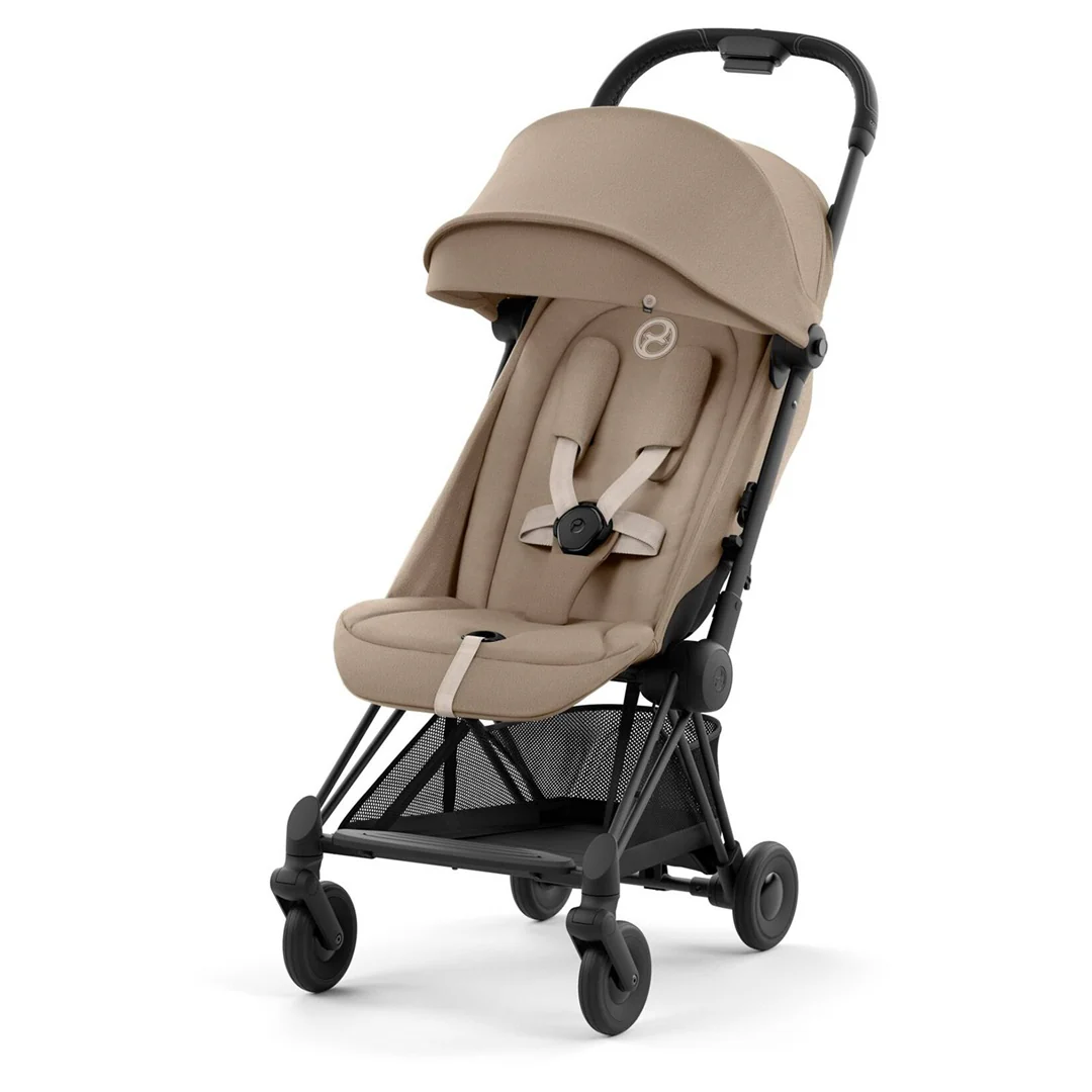 Cybex Coya Compact Stroller - Matte Black/Cozy Beige