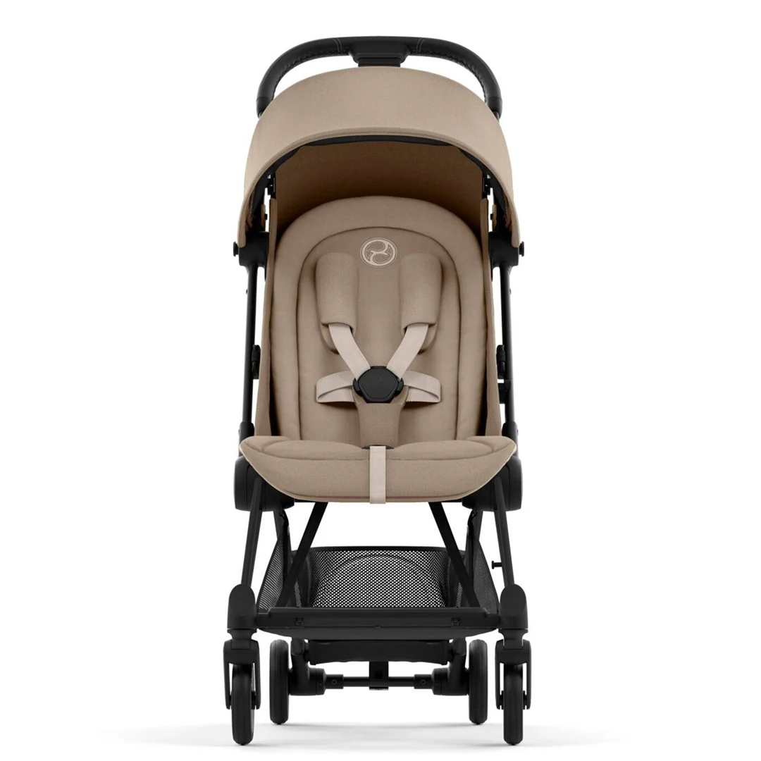 Cybex Coya Compact Stroller - Matte Black/Cozy Beige - Image 6