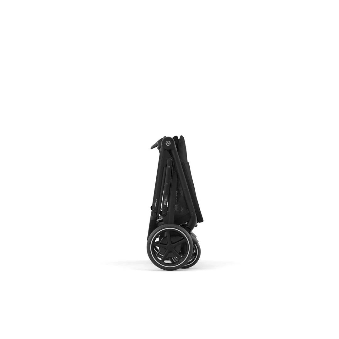 Cybex E - Gazelle S Stroller - Black Frame/ Moon Black Seat - Image 9